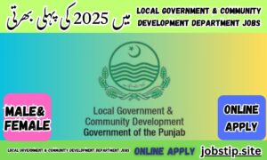 Local Government & Community Development Department Jobs in Pakistan 2025