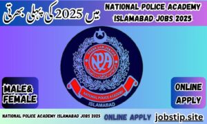 National Police Academy Islamabad Jobs 2025