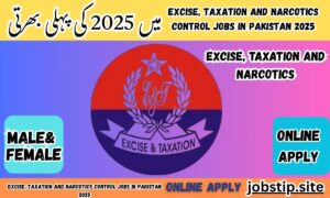 Excise Taxation and Narcotics Control Jobs in Pakistan 2025