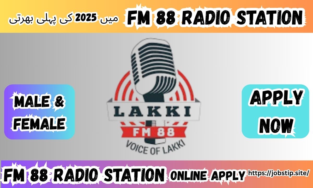 FM 88 Radio Station Jobs 2025 in Pakistan – Apply Now for Graphics Designer Vacancy